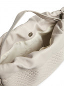 Τσάντα ballon με pattern PIECES 17160038 - Μπεζ - thefashionproject.gr - PIECES