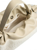 Τσάντα ballon teddy PIECES 17160039 - Ζαχαρί - thefashionproject.gr - PIECES