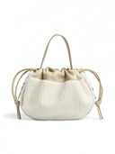 Τσάντα ballon teddy PIECES 17160039 - Ζαχαρί - thefashionproject.gr - PIECES