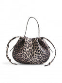 Τσάντα balloon υφασμάτινη χειρός 17158753 - Leopard - thefashionproject.gr - PIECES