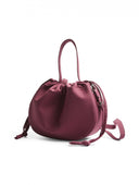 Τσάντα balloon υφασμάτινη χειρός 17158753 - Μπορντό - thefashionproject.gr - PIECES