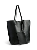 Τσάντα shopper Pieces 17154657 - Μαύρο