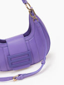 Τσάντα ώμου καπιτονέ με ματ αγκράφα - Μωβ - thefashionproject.gr - The Fashion Project