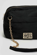 Τσάντα ώμου με αλυσίδα Mariamare - Μαύρο - thefashionproject.gr - MARIAMARE