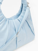 Τσάντα ώμου με frilled σχέδιο - Γαλάζιο - thefashionproject.gr - The Fashion Project