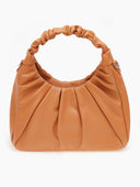 Τσάντα ώμου με frilled σχέδιο - Κεραμιδί - thefashionproject.gr - The Fashion Project