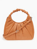 Τσάντα ώμου με frilled σχέδιο - Κεραμιδί - thefashionproject.gr - The Fashion Project