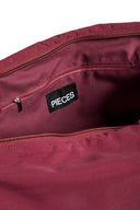 Τσάντα ώμου Pieces - Μπορντό - thefashionproject.gr - PIECES