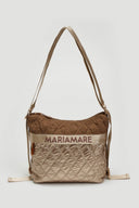 Τσάντα χιαστί καπιτονέ Marimare - Άμμου - thefashionproject.gr - MARIAMARE