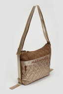 Τσάντα χιαστί καπιτονέ Marimare - Άμμου - thefashionproject.gr - MARIAMARE