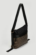 Τσάντα χιαστί καπιτονέ Marimare - Μπρονζέ - thefashionproject.gr - MARIAMARE