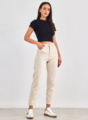 Τζιν παντελόνι mom fit ψηλόμεσο 