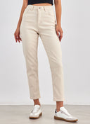 Τζιν παντελόνι mom fit ψηλόμεσο 