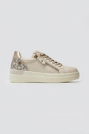 Xti 144233 Sneakers with Zipper - Beige Matte - thefashionproject.gr - Xti Footwear