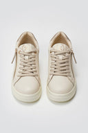 Xti 144233 Sneakers with Zipper - Beige Matte - thefashionproject.gr - Xti Footwear