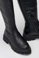 Xti 144392 Suede Over - the - Knee Boots - Black Matte - thefashionproject.gr - Xti Footwear