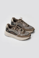 Xti 144686 Chunky Sneakers Mixed Materials - Bronze - thefashionproject.gr - Xti Footwear