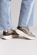 Xti 144686 Chunky Sneakers Mixed Materials - Bronze - thefashionproject.gr - Xti Footwear