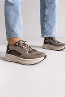 Xti 144686 Chunky Sneakers Mixed Materials - Bronze - thefashionproject.gr - Xti Footwear