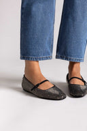 Xti 144700 Mary Janes with Strass - Black Suede - thefashionproject.gr - Xti Footwear