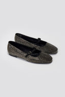 Xti 144700 Mary Janes with Strass - Black Suede - thefashionproject.gr - Xti Footwear
