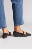 Xti 144700 Mary Janes with Strass - Black Suede - thefashionproject.gr - Xti Footwear