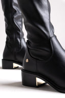 Xti 144722 Suede Riding Boots - Black Matte - thefashionproject.gr - Xti Footwear
