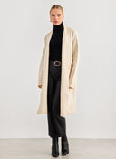 Ζακέτα πλεκτή ανοιχτή Vero Moda 10290979 - Μπεζ - thefashionproject.gr - VERO MODA