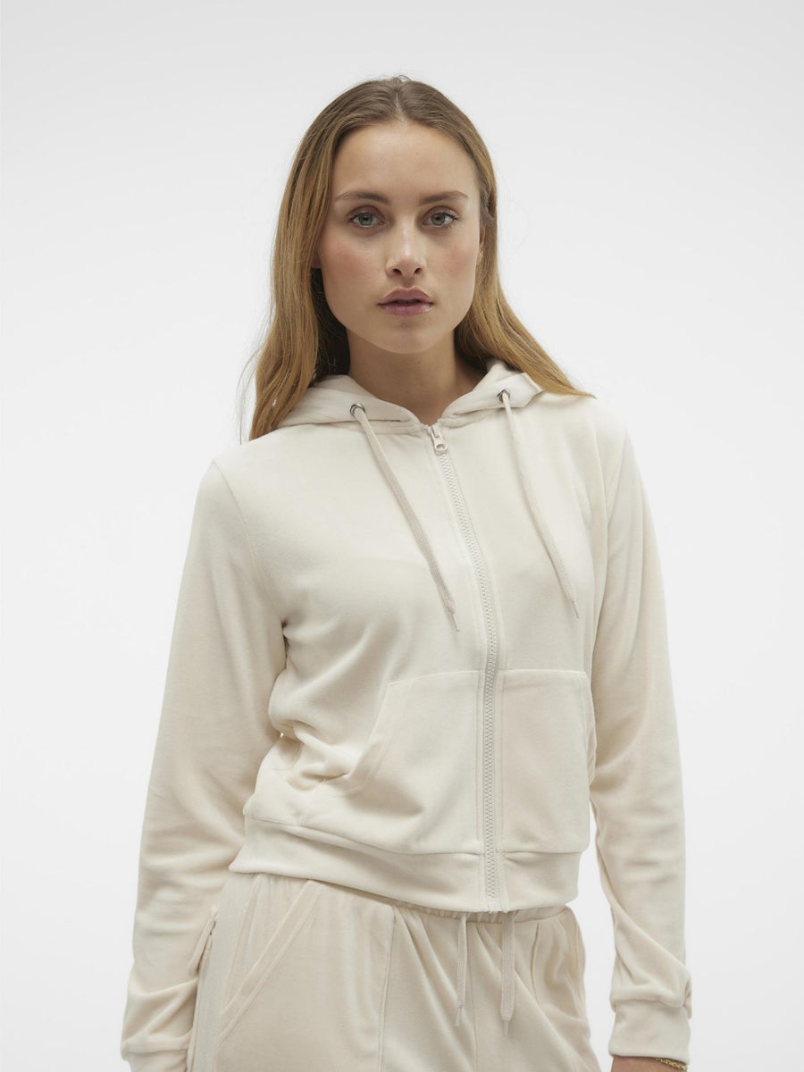 Ζακέτα velvet με κουκούλα Vero Moda 10294074