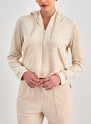 Ζακέτα velvet με κουκούλα Vero Moda 10294074