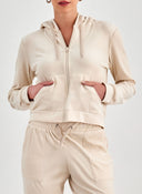 Ζακέτα velvet με κουκούλα Vero Moda 10294074