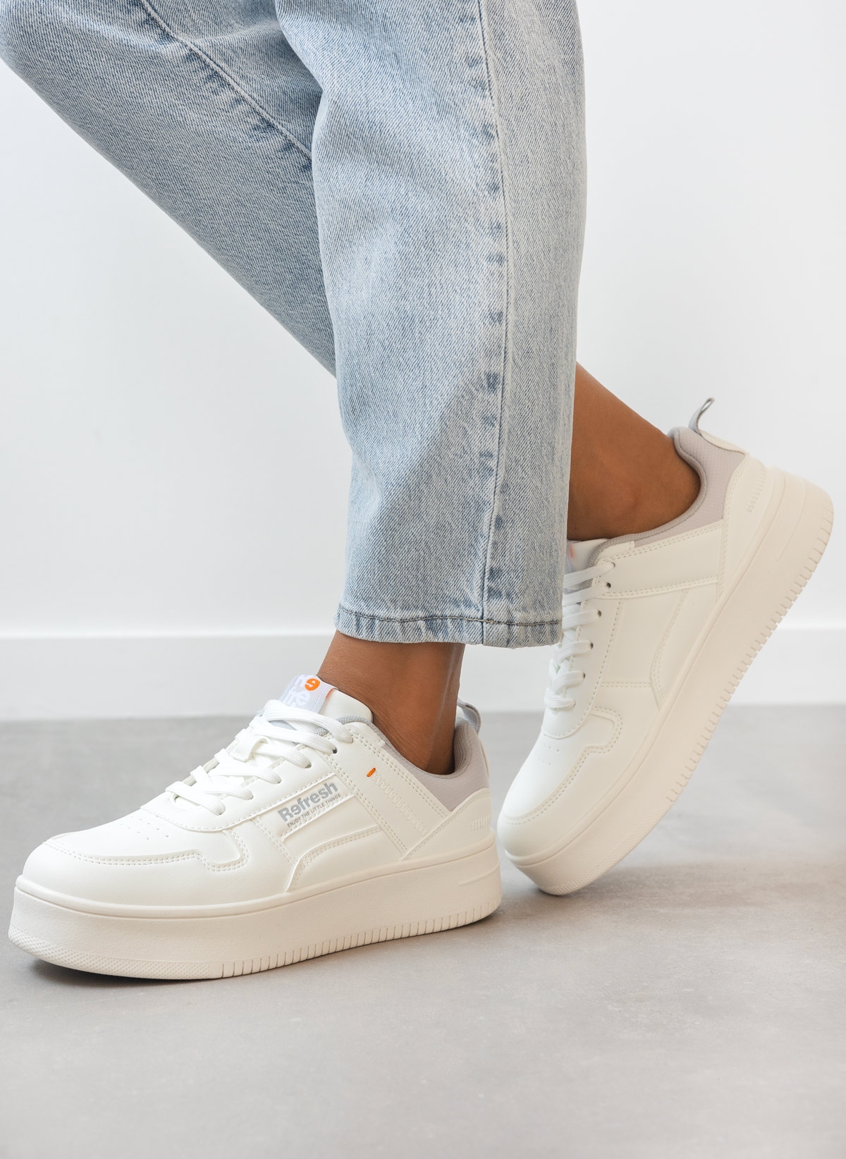 Refresh Sneakers flatforms Refresh 172350 - Λευκό